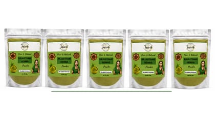 Shushraj Jaivik Rajasthani Heena Powder Combo Pack – 400g | 80g * 5 Pack