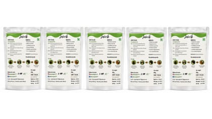Shushraj Jaivik Rajasthani Heena Powder Combo Pack – 400g | 80g * 5 Pack
