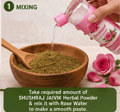 SHUSHRAJ JAIVIK Amla Reetha Shikakai Hair Powder Combo (3 × 80g) with Free Multani Mitti 80g