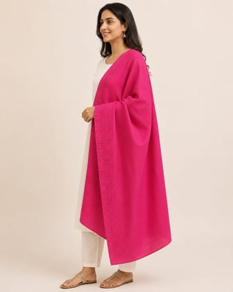 Elegant Pink Embroidered Dupatta – Traditional Lightweight Ethnic Wear