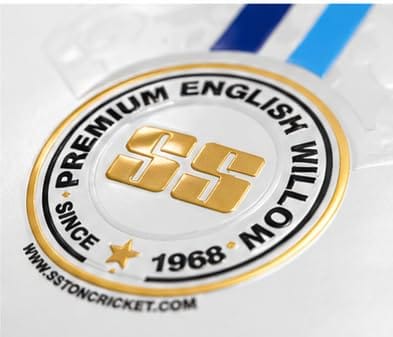 Premium 4D Embossed Cricket Bat Sticker for English Willow | Waterproof Self-Adhesive Vinyl | Scratch-Resistant Protection Decal | Gunther Edition (Blue) Premium 4D Embossed Cricket Bat Sticker for English Willow | Waterproof Self-Adhesive Vinyl | Scratch-Resistant Protection Decal | Gunther Edition (Blue)