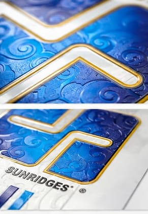 Premium 4D Embossed Cricket Bat Sticker for English Willow | Waterproof Self-Adhesive Vinyl | Scratch-Resistant Protection Decal | Gunther Edition (Blue) Premium 4D Embossed Cricket Bat Sticker for English Willow | Waterproof Self-Adhesive Vinyl | Scratch-Resistant Protection Decal | Gunther Edition (Blue)