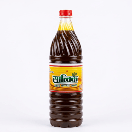 Satvik Pure Kacchi Ghani Mustard Oil Satvik Pure Kacchi Ghani Mustard Oil