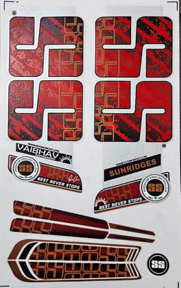 VR3 Cricket Bat Sticker 4D Digital English Willow | Players Edition Fiber Tape VAIBHAV VR3 Cricket Bat Sticker 4D Digital English Willow | Players Edition Fiber Tape VAIBHAV
