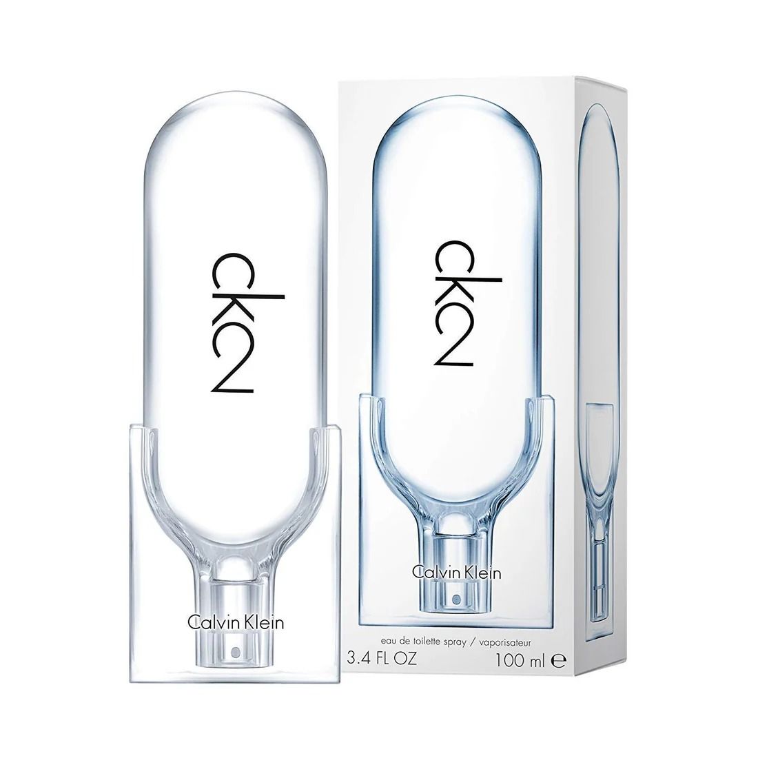Calvin Klein CK2 Eau De Toilette 100ml – New Modern Fresh Woody Aromatic Unisex Fragrance