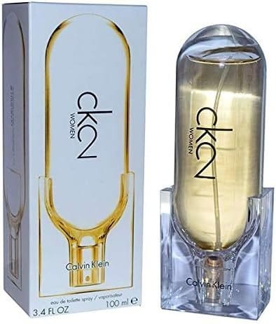 Calvin Klein CK2 Eau De Toilette 100ml for Women Fresh Floral Woody Long Lasting Designer Perfume