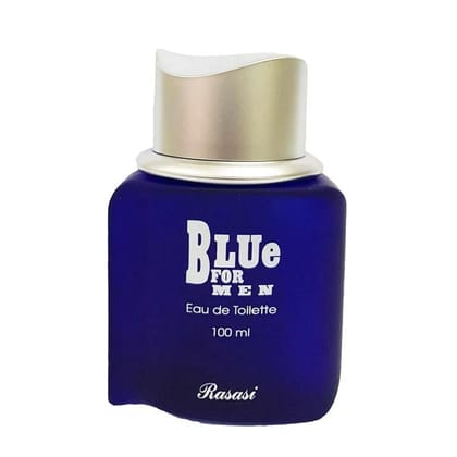 Rasasi Blue for Men Eau De Parfum 100ml Long Lasting Fresh Woody Aromatic Luxury Perfume