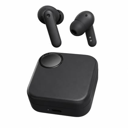 Wireless TWS Earbuds with Charging Case, Bluetooth Earphones with Mic, Touch Control, Stereo Sound, Type-C Charging