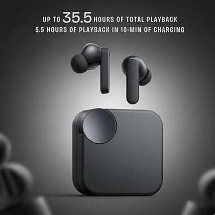 Wireless TWS Earbuds with Charging Case, Bluetooth Earphones with Mic, Touch Control, Stereo Sound, Type-C Charging