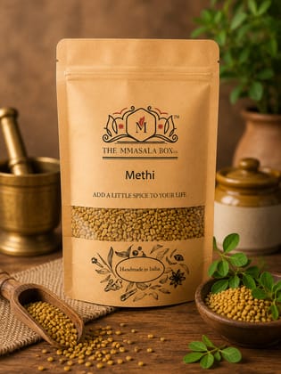 Methi Dana (Fenugreek Seeds) 100GM | Premium Indian Spice | The MMasala Box Co.