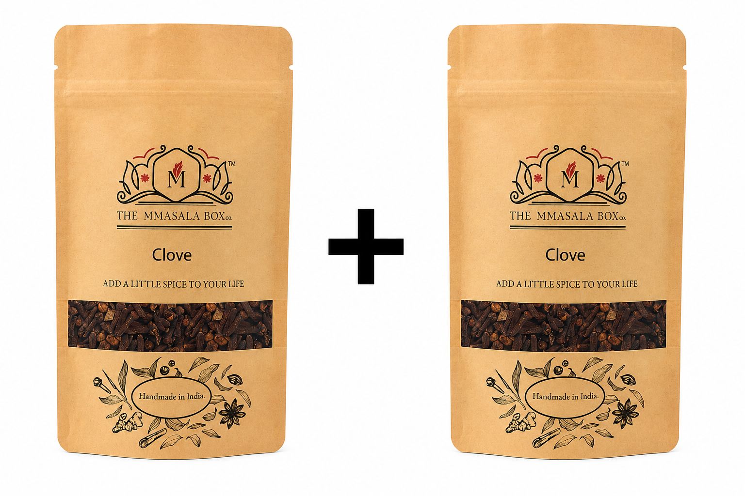 Whole Cloves (Laung) 100GM x 2 Pouches | Premium Indian Spice | The MMasala Box Co.