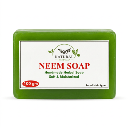 Natural Handsoap Neem Soap Handmade Herbal Soap, 100gm