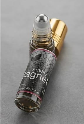 Kannauj Attar Perfume Smoky Magnet Alcohol free- 6Ml