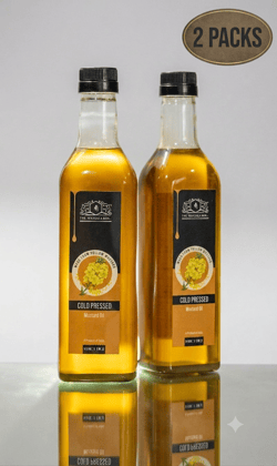 Cold Pressed Yellow Mustard Oil 2 Litre Combo | Pure & Natural | The MMasala Box Co.