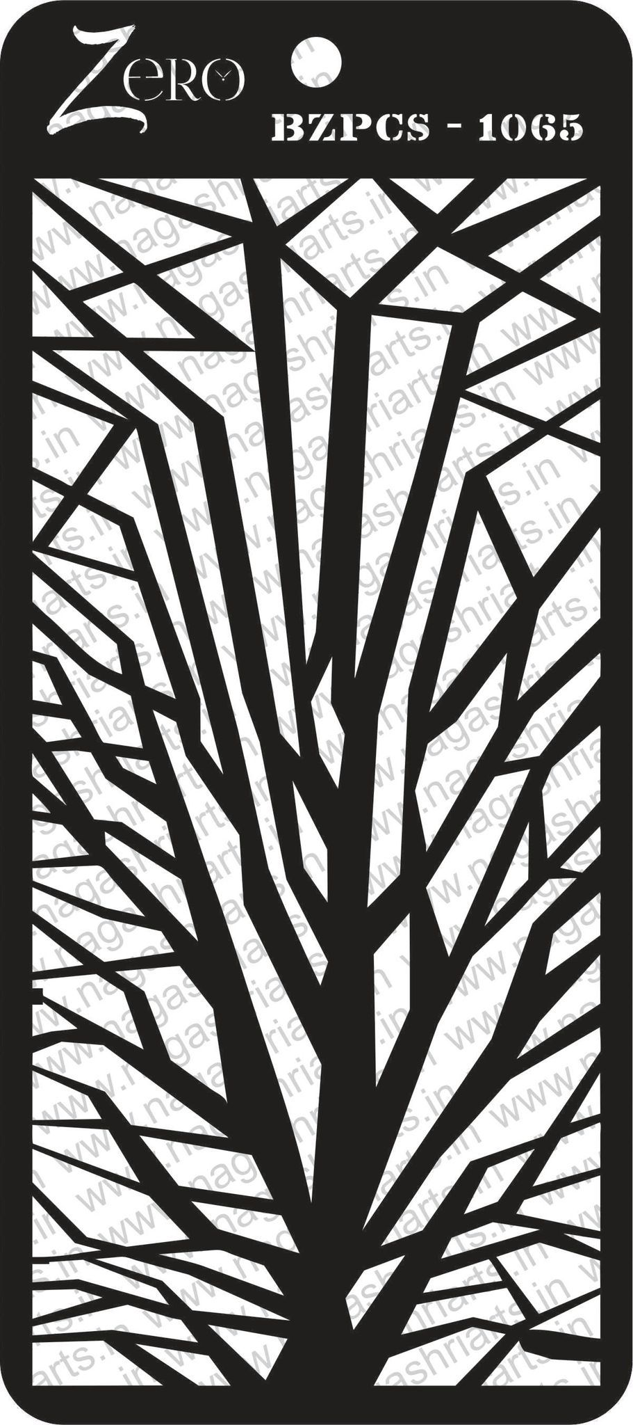 Brand Zero Pratibimb Craft Stencil - Code: BZPCS-1065 - Select Your Preferred Size