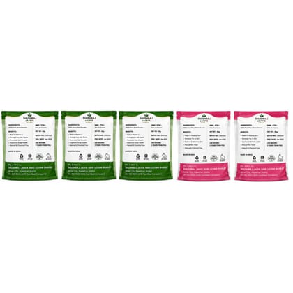 SHUSHRAJ JAIVIK Amla Rose Powder Combo Pack - 400G