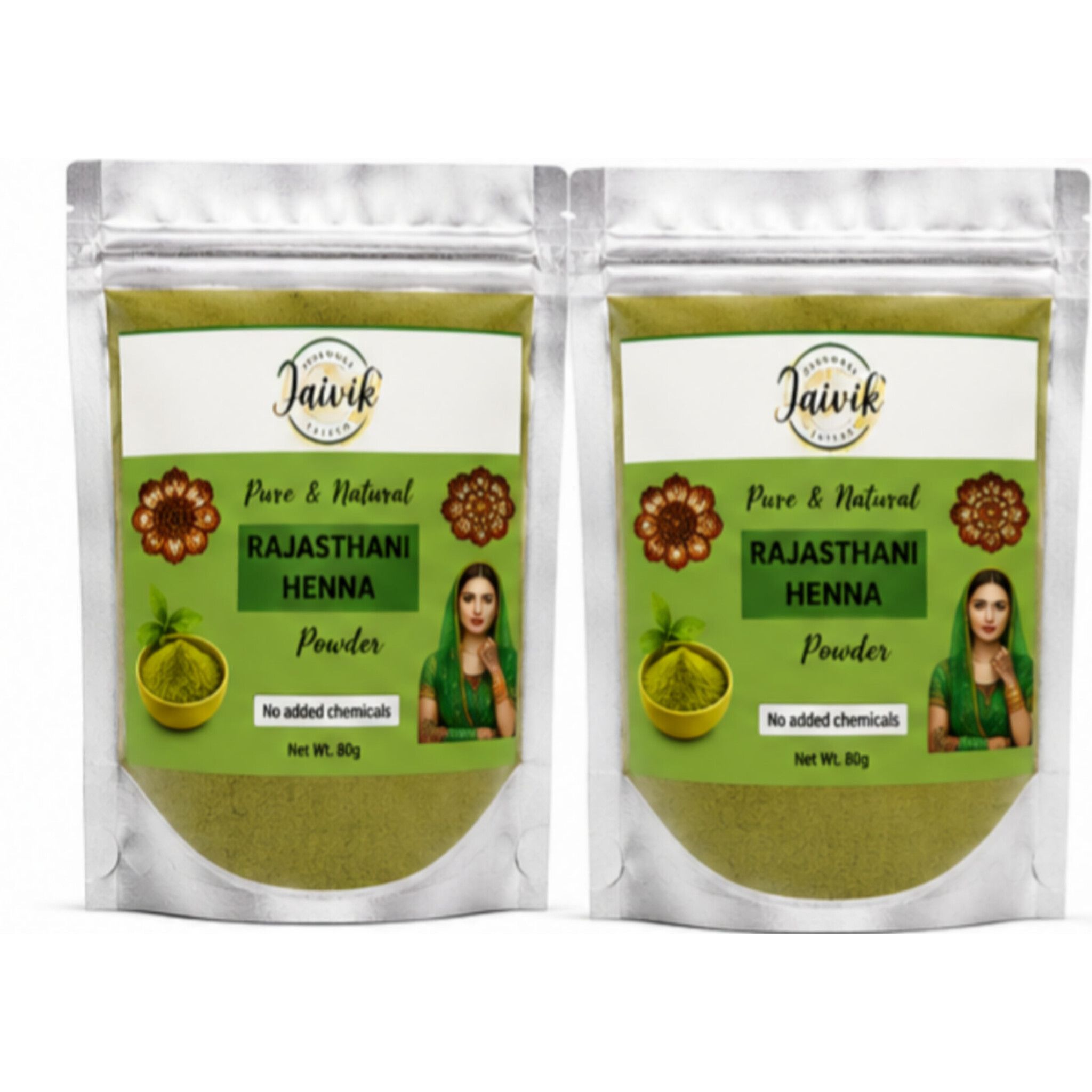Rajasthani Henna Powder Combo Pack 160g
