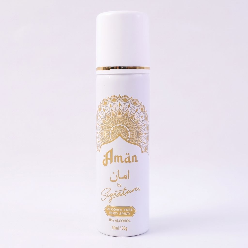Signature Alcohol Free Body Spray 50 ML Premium Long Lasting Fragrance Spray for Men Daily Grooming Office Travel Party Freshness and Personal Care