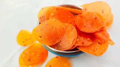 Chilli Papade, Masala Papad, Spicy Papad, Red Chilli Papad, Mirchi Papad 1kg