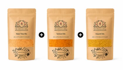 Grill Mixes 300GM | Tandoori, Malai Tikka & Kasundi Spice Blend | The MMasala Box Co.
