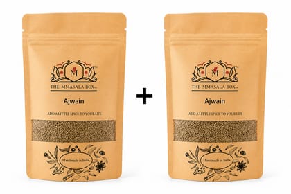 Ajwain (Carom Seeds) 100GM x 2 Pouches | Pure Indian Spice | The MMasala Box Co.