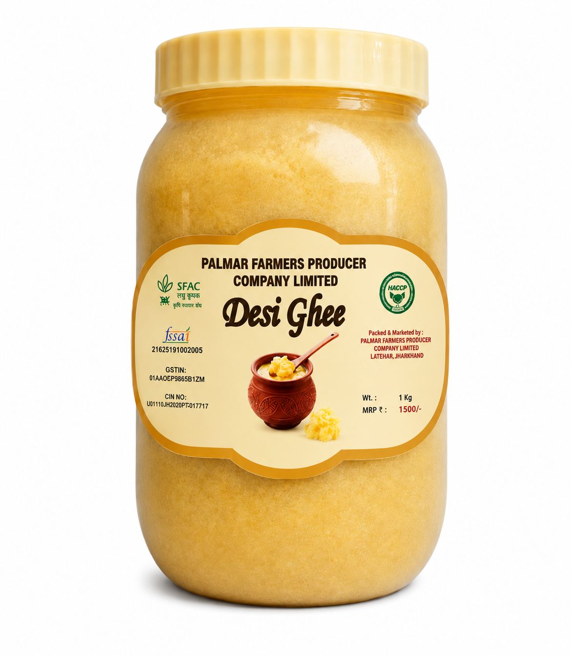 Palmar Farmers Producer Company Limited Desi Ghee 1kg
