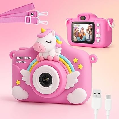 Toy Imagine Kids Digital Camera I Birthday Gift (Unicorn) SD Card Not Included