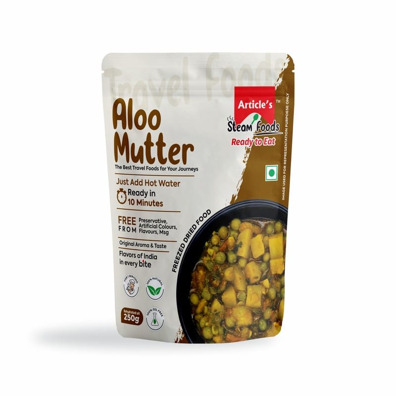Article’s Aloo Matar Ready to Eat – Homestyle Potato & Peas Curry, No Preservatives