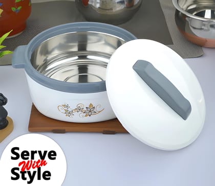 Premium Insulated Casserole Hot Pot for Roti, Chapati & Food Storage | Multipurpose Serving Casserole with Lid | Hot & Cold Food Container (Original)