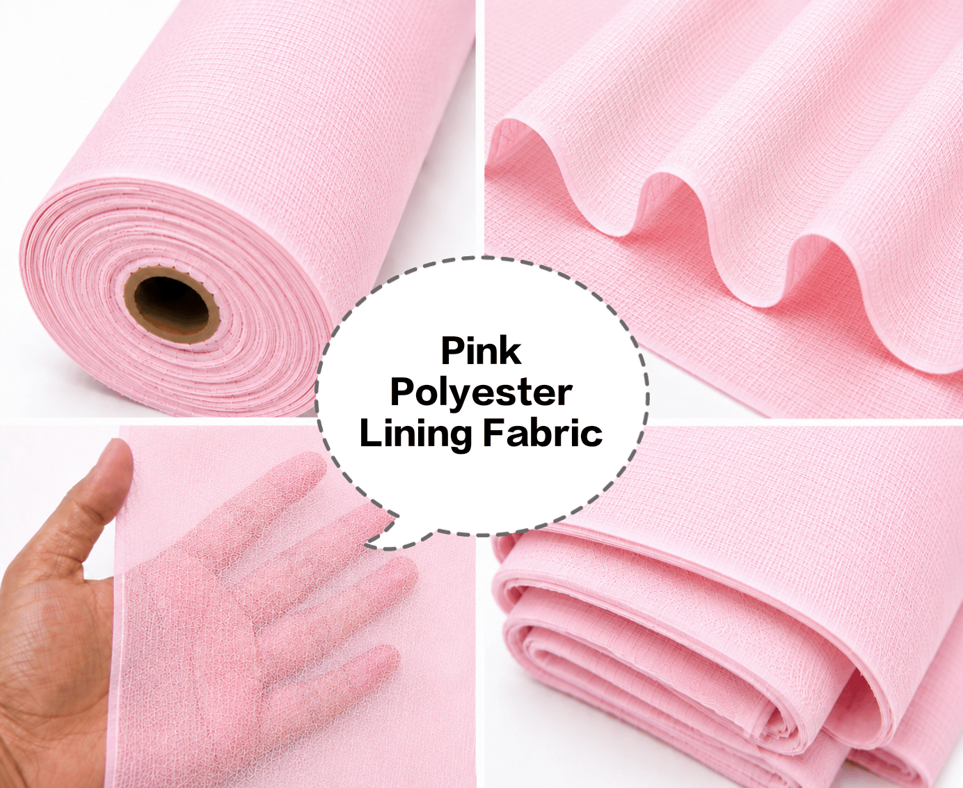 Pink Polyester Lining Fibre Chhota Panna, Pink Polyester Lining Cloth Chhota Panna, Pink Polyester Lining Fabric Chhota Panna, Pink Polyester Inner Lining Chhota Panna, Pink Polyester Lining Material Chhota Panna
