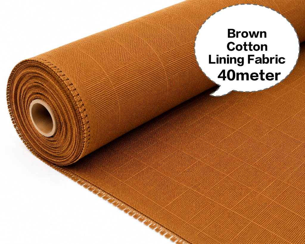 Brown Cotton Lining Fabric (Chhota Panna), Brown Cotton Lining Fibre (Chhota Panna), Brown Lining Cloth (Chhota Panna), Soft Brown Cotton Lining (Chhota Panna), Brown Garment Lining Fabric (Chhota Panna)