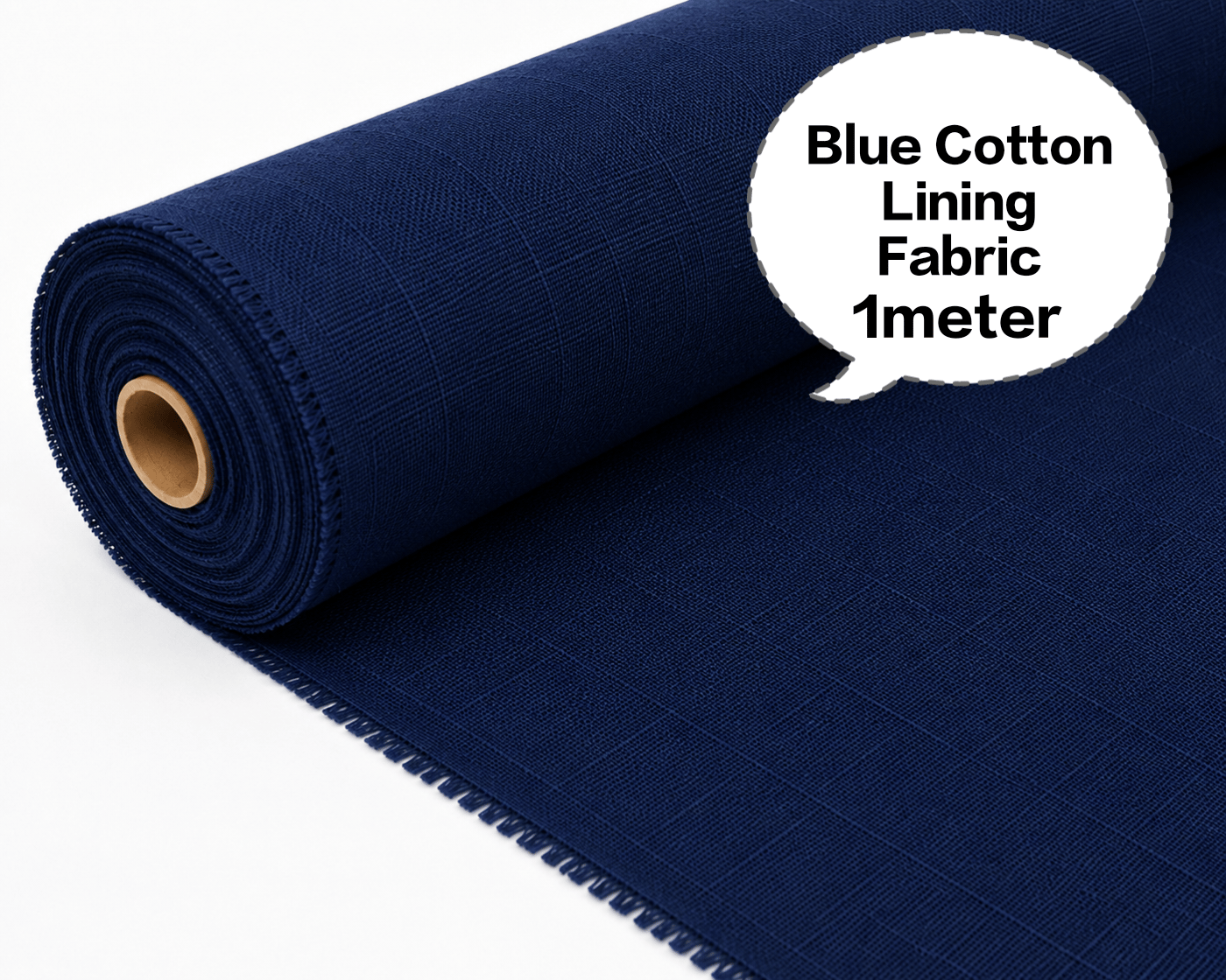Blue Cotton Lining Fabric (Chhota Panna), Blue Cotton Lining Fibre (Chhota Panna), Blue Lining Cloth (Chhota Panna), Soft Blue Cotton Lining (Chhota Panna), Blue Garment Lining Fabric (Chhota Panna)