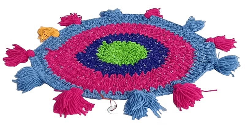 Handmade Crochet Cotton Rug (4)