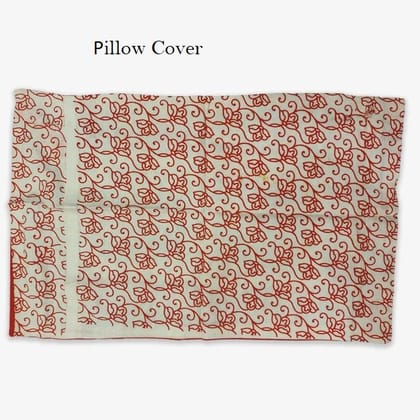 Pilkhuwa Hand Block Print Textile Graceful Peacock and Floral Design Bedsheet with 2 Pillow Covers