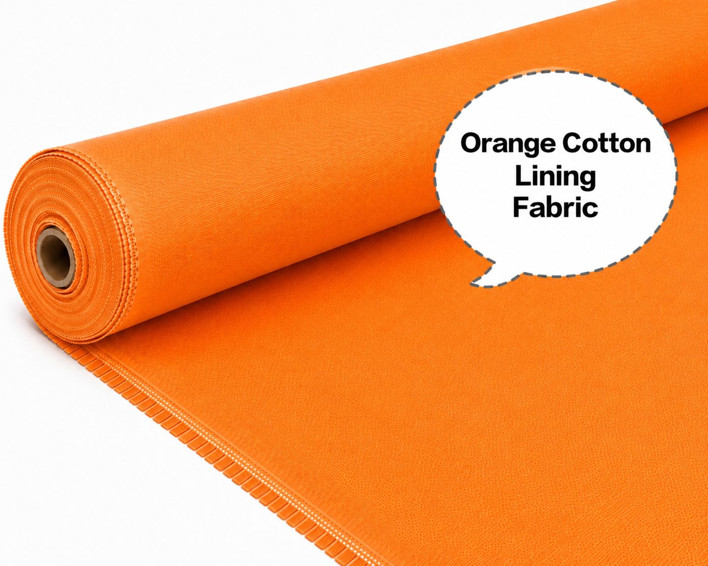 Orange Cotton Lining Fibre, Orange Cotton Cloth, Cotton Lining Fabric, Cotton Cleaning Cloth, Cotton Multi-Purpose Fabric