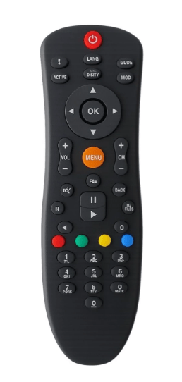 DishTV Remote for Dish TV Set Top Box | Compatible with Dish TV HD/SD, Smart HD, NXT HD & 4K set-top boxes.| Universal DTH Remote Control | No Pairing Required