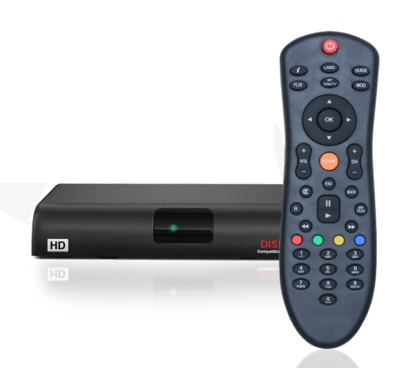 DishTV Remote for Dish TV Set Top Box | Compatible with Dish TV HD/SD, Smart HD, NXT HD & 4K set-top boxes.| Universal DTH Remote Control | No Pairing Required