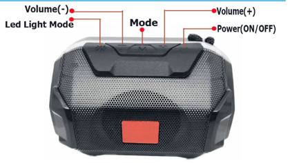 Mini Bluetooth Speaker Wireless Speaker Support SD Card/Aux/USB for Mobile 10 W |Deep Bass Speaker with Upto 8 Hours Playback |Blutooth v5.0