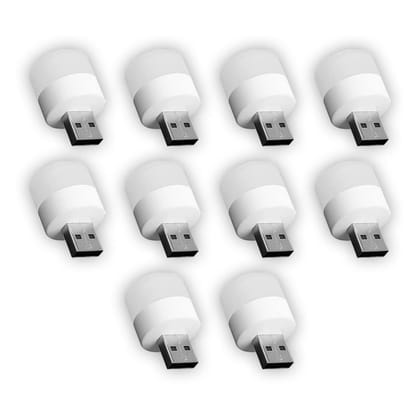 1W USB LED Bulb Mini Light - Pack of 10