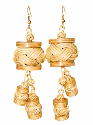 Bamboo Earing Jhumka Style