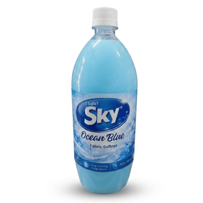Safa's Sky Ocean Blue Fabric Softener – Long Lasting Freshness & Fabric Care (1 Litre)