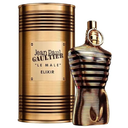 Jean Paul Gaultier Le Male Elixir Parfum for Men 125ml Long Lasting Warm Spicy Woody Designer Perfume