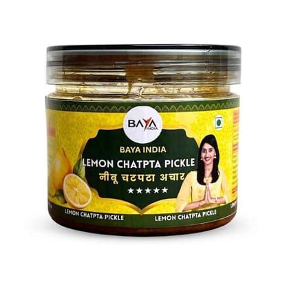 Chatpata Lemon Pickle | Nimbu Ka Achar | Traditional Homemade Indian Pickle | Baya India