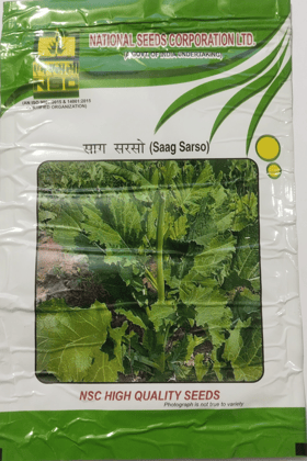 NSC Sag Sarson/Pusa Sag-1 Variety, 25 gram T/L Seed