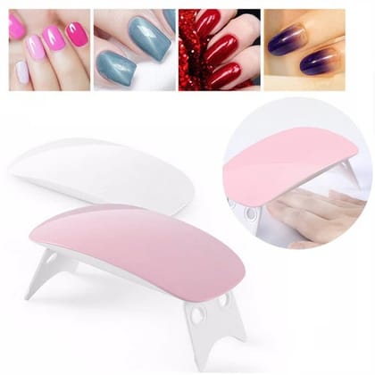 Lifeori UV Lamp LED Light USB for Resin Nail Polish Fast Curing Ultraviolet Rays Mini Dryer Machine 6 Watts Cure Portable for Nail Gel Manicure Drying Tool for Artists Professionals with Free Nail File 