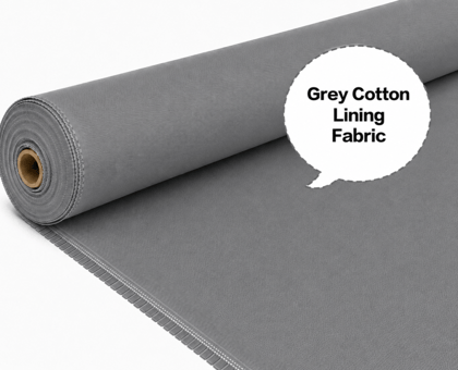 Grey Cotton Lining Fibre, Grey Cotton Fabric, Cotton Lining Cloth, Cotton Interlining Fabric, Grey Cotton Lining Material