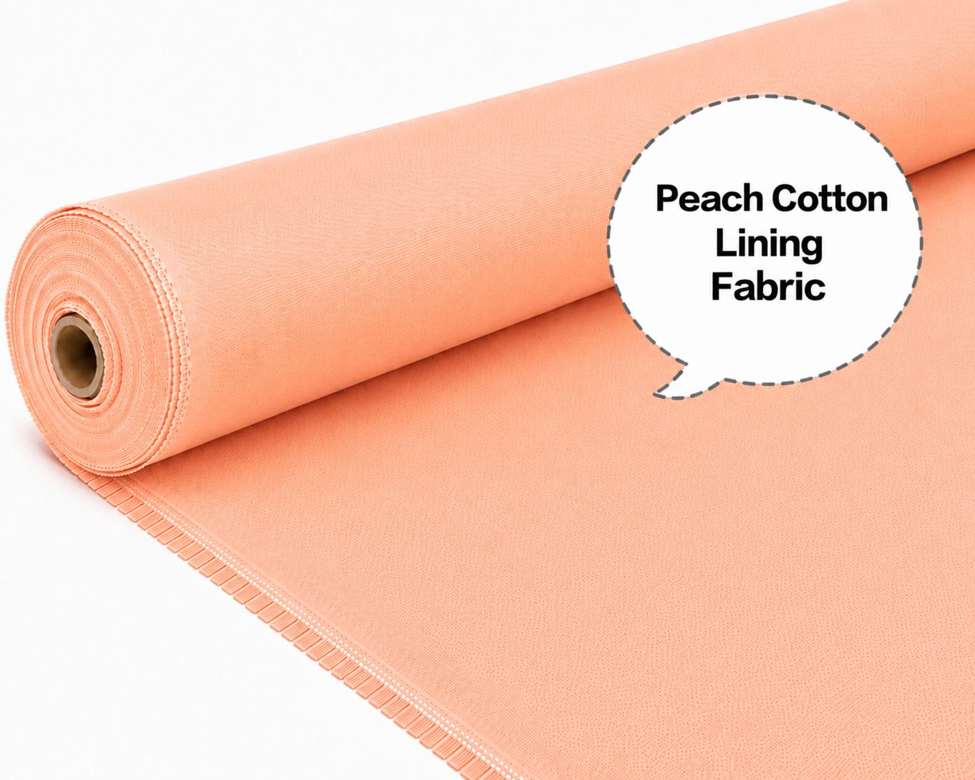 Peach Cotton Lining Fibre, Peach Cotton Fabric, Peach Cotton Lining Cloth, Cotton Lining Material, Cotton Fabric Lining