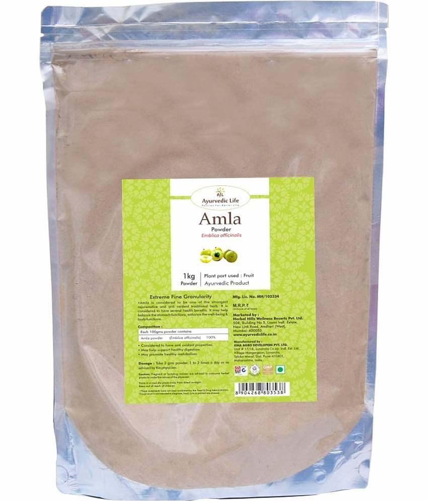 Ayurvedic Life Amla Powder 1 Kg Pack of 1