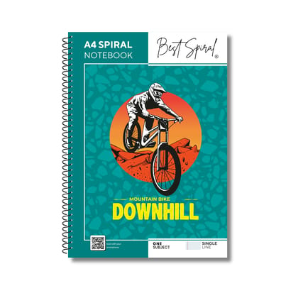 Best Spiral A4 Spiral Notebook 300 Pages Ruled - Pack of 1
