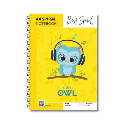 Best Spiral A4 Spiral Notebook 400 Pages Ruled - Pack of 1
